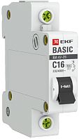 Выключатель автоматический EKF Basic ВА47-29 1п 25А C 4.5кА картинка